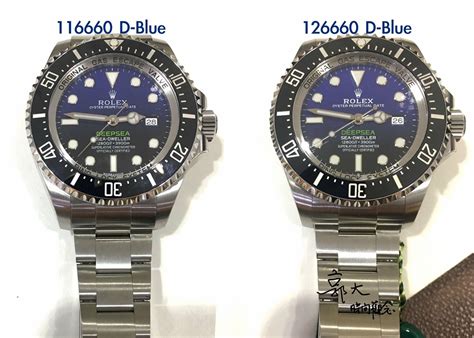 rolex deepsea 11660 vs 12660